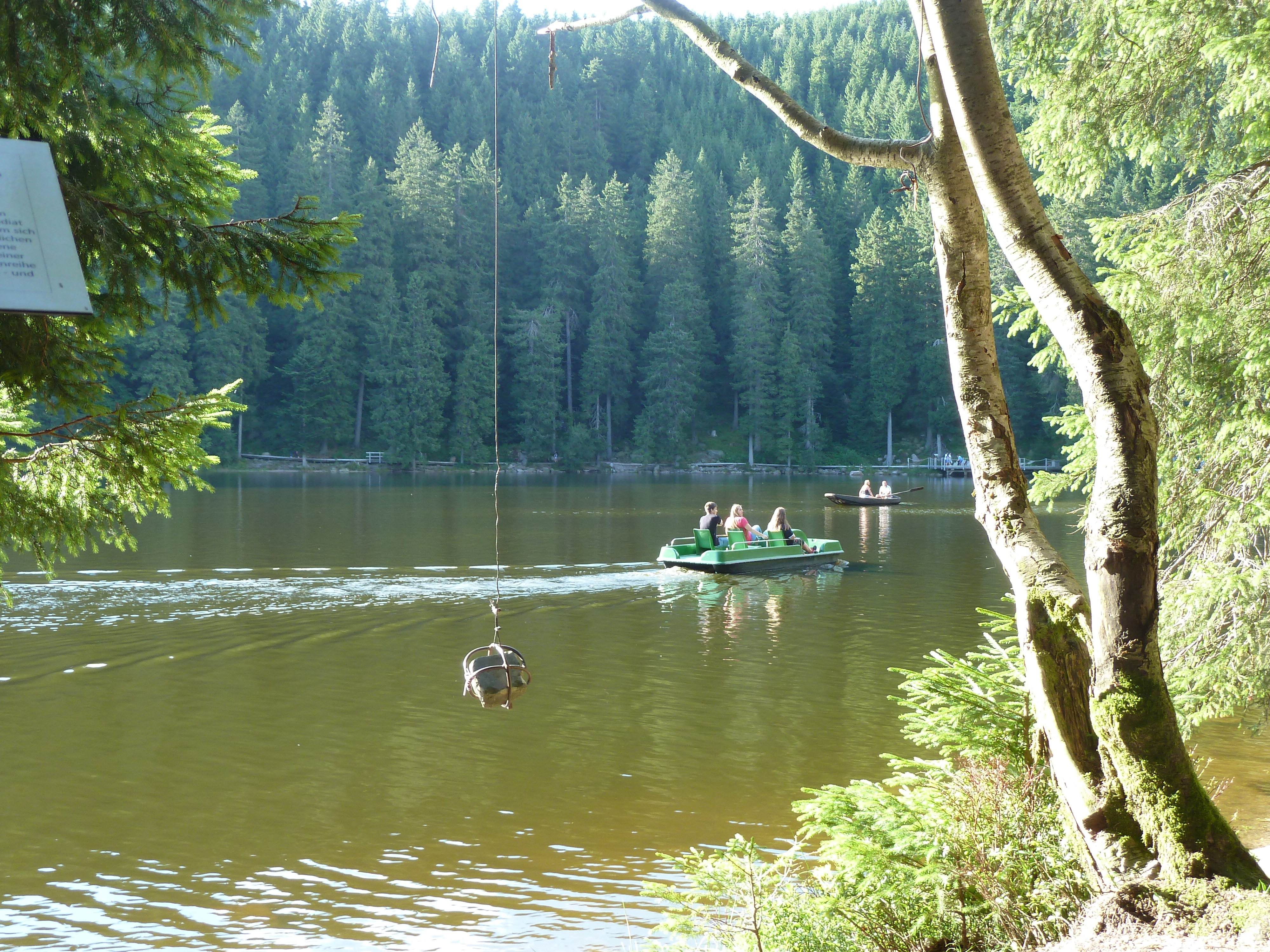 Tretboot auf dem Mummelsee