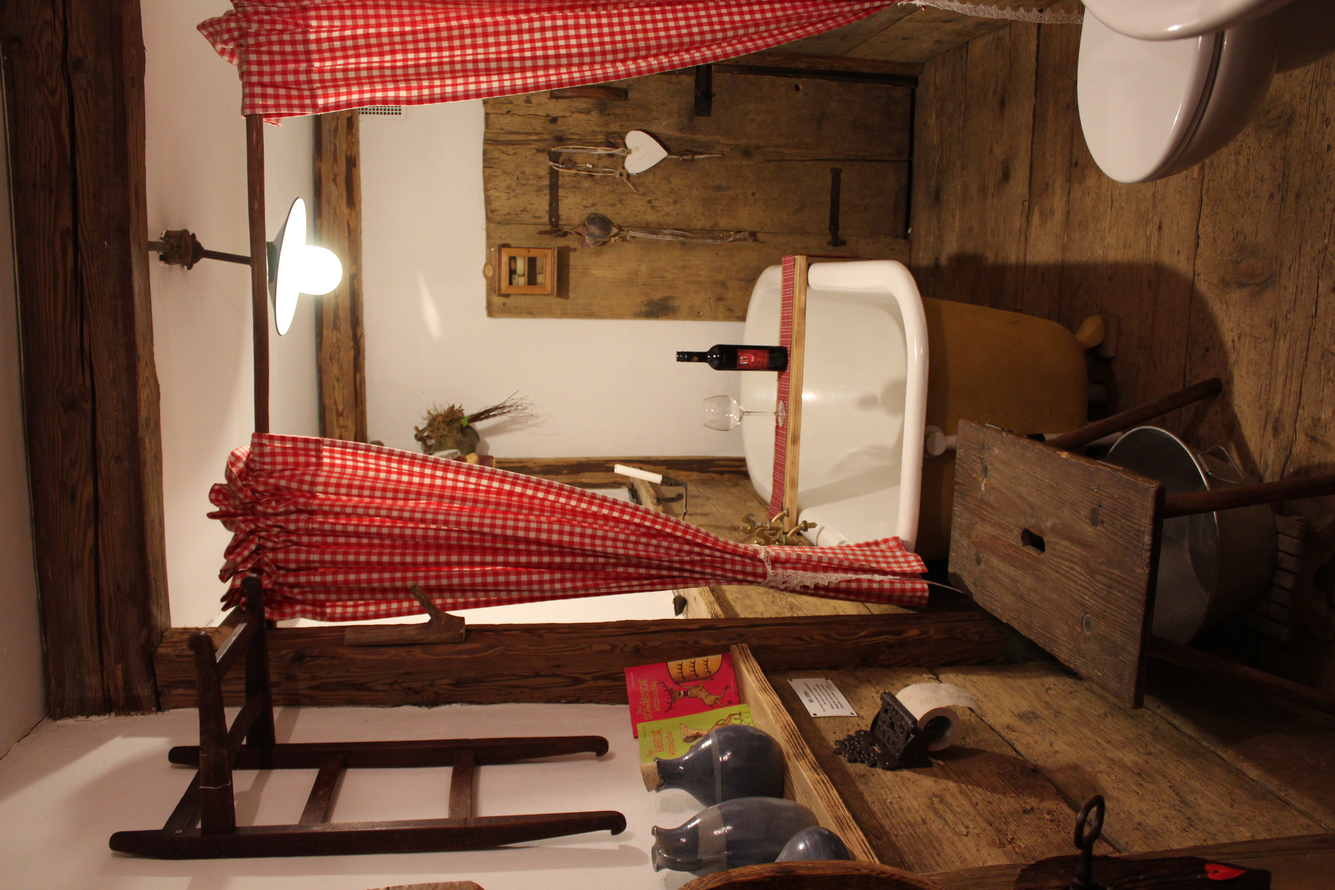 Bad eines Chalets bei der Bader Alm