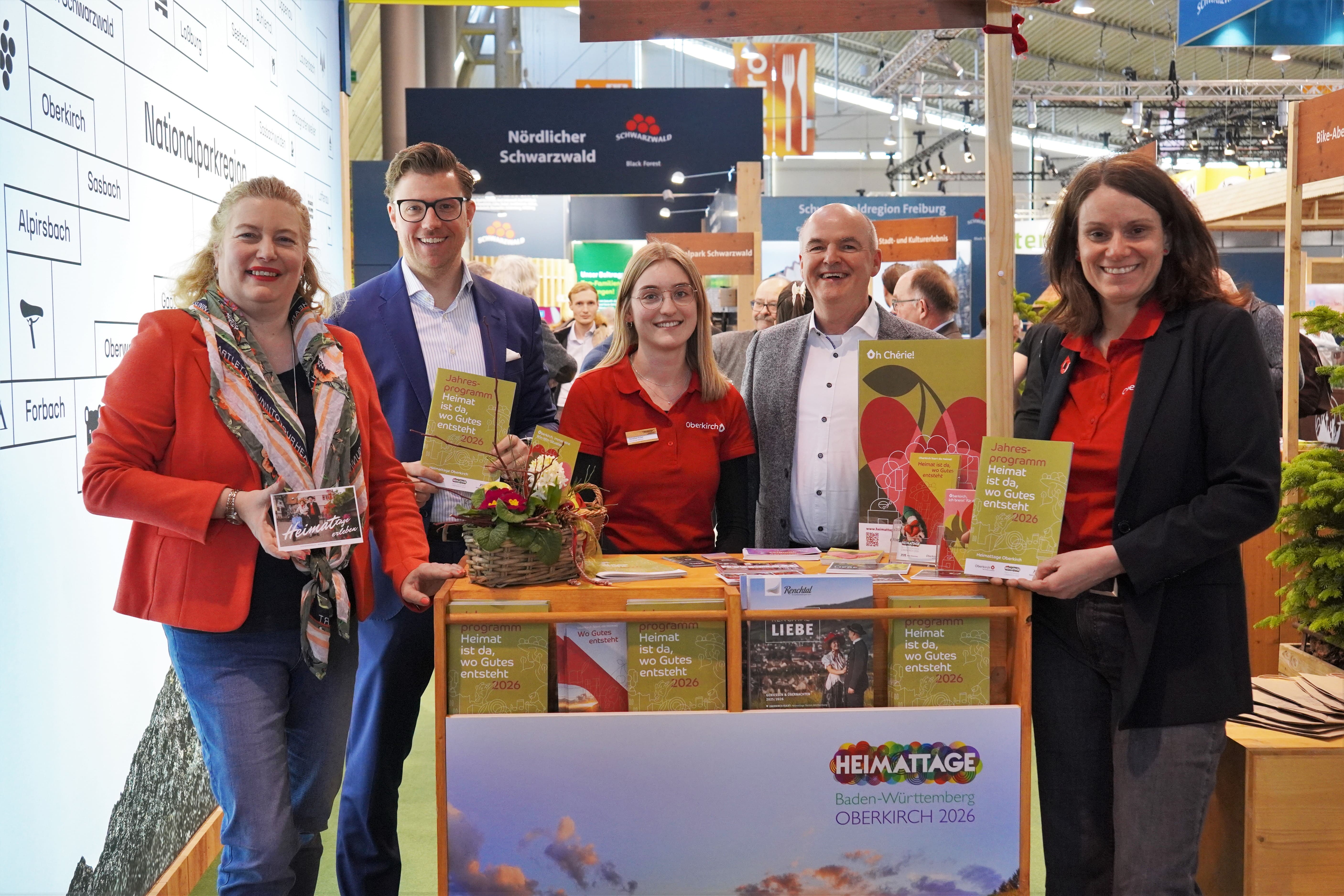 Stand der Nationalparkregion Schwarzwald GmbH auf der Reisemesse CMT in Stuttgart